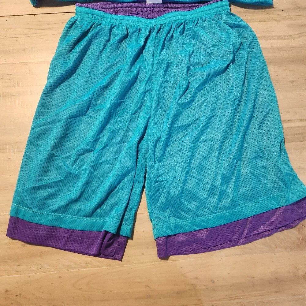 Vintage Generation One Basketball Shorts Tank Top Set Old School Reversible XL‎
